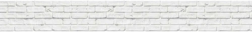 Kitchen wall protection edging White Bricks