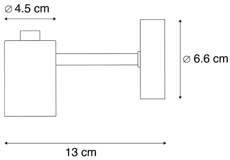 Интелигентна стенна лампа в стил арт деко златиста с G95 WiFi крушка - Facil