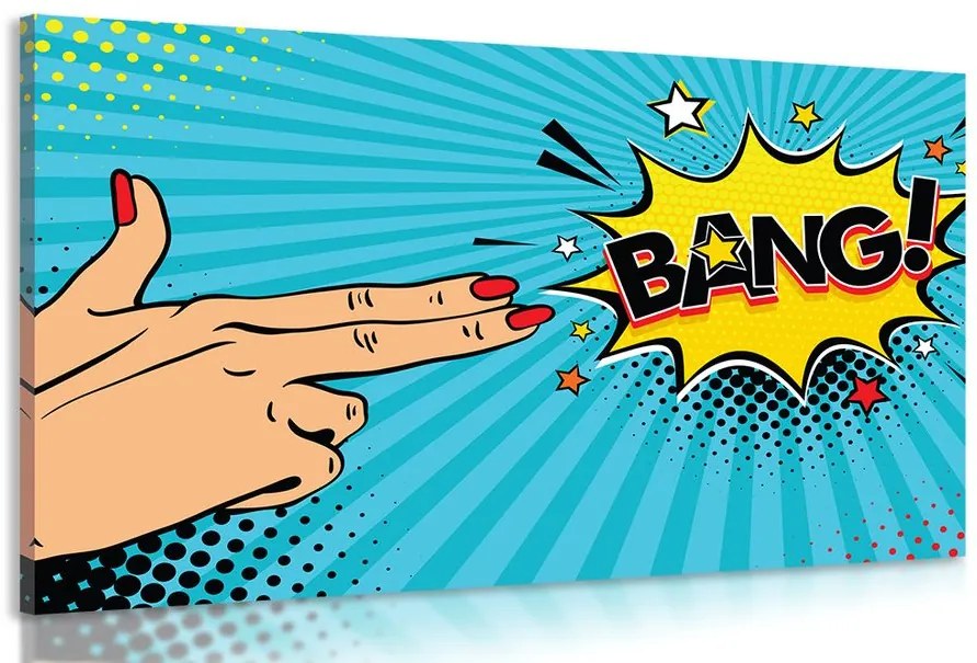 Картина на платно – С поп арт мотив – BANG!