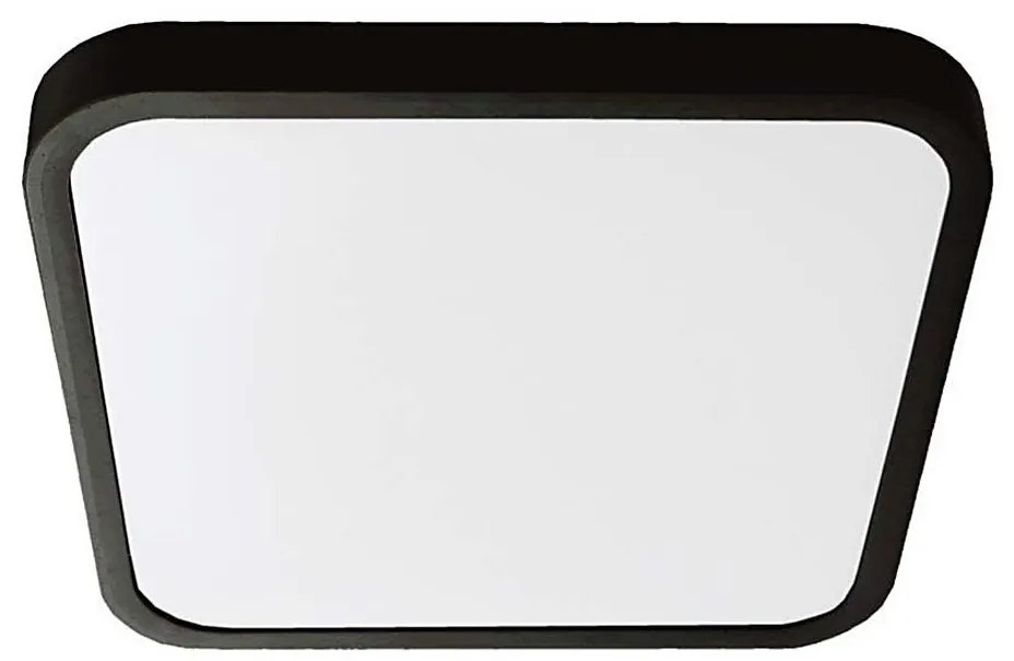 LED баня таванно осветление 48W 230V IP44 3000K 42x42 см черно
