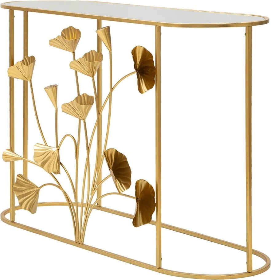 Конзолна маса в златисто 40x120 cm Flow – Mauro Ferretti