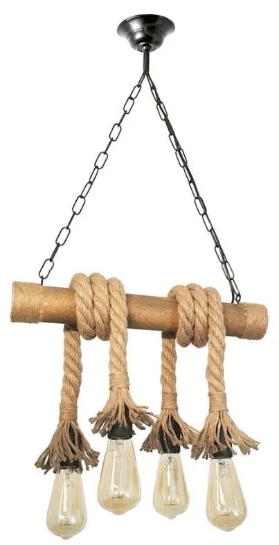 Brilagi - Пендел KOS 4xE27/60W/230V бук