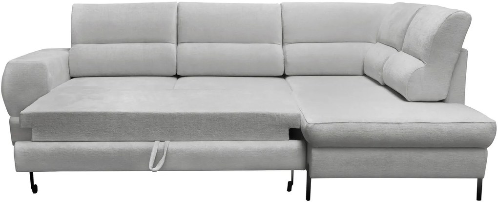 Ъглов диван Clinton-Капучино-Десен