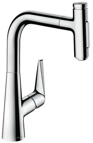 Кухненски смесител, 72824000, Hansgrohe, с изтеглящ се чучур
