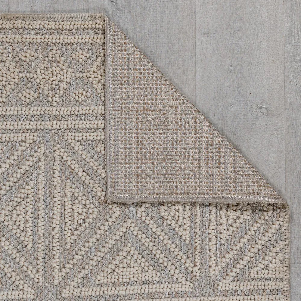 Сив/бежов килим подходящ за пране 155x230 cm Lucia – Flair Rugs