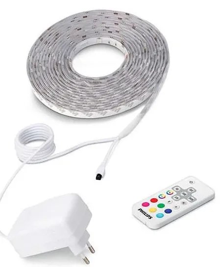 Philips 70102/31/P6 - LED регулируема лента MYLIVING LIGHTSTRIPS 5м RGB/17W