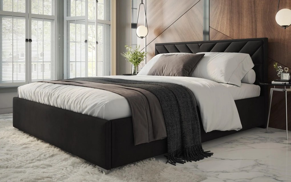 Тапицирана спалня за матрак 160/200 Мирели