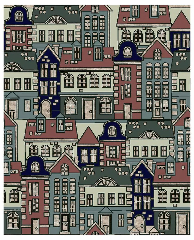 Покривка Things Home Trade Town 140 cm x 25 m памук и полиестер
