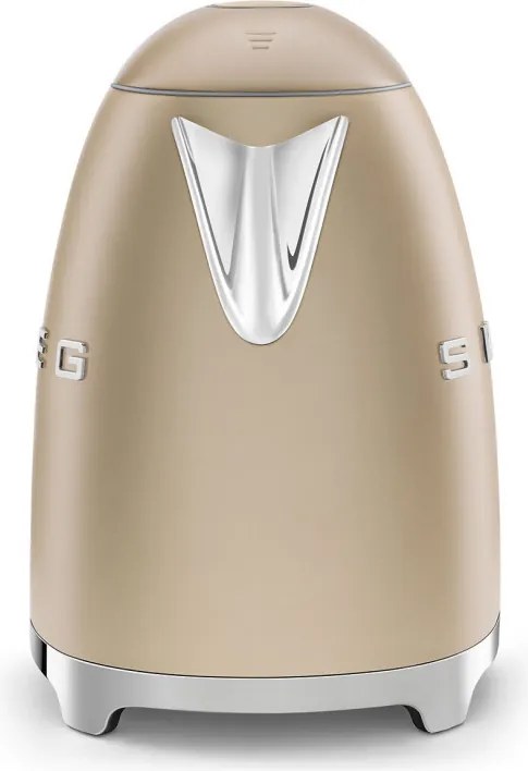 Електрическа кана SMEG KLF03CHMEU, 2400 W, 1.7 л, 360° основа, Матово покритие, Шампанско