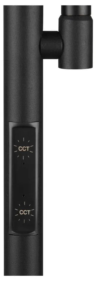 Черна LED подова лампа (височина 178 cm) Specter – Reality