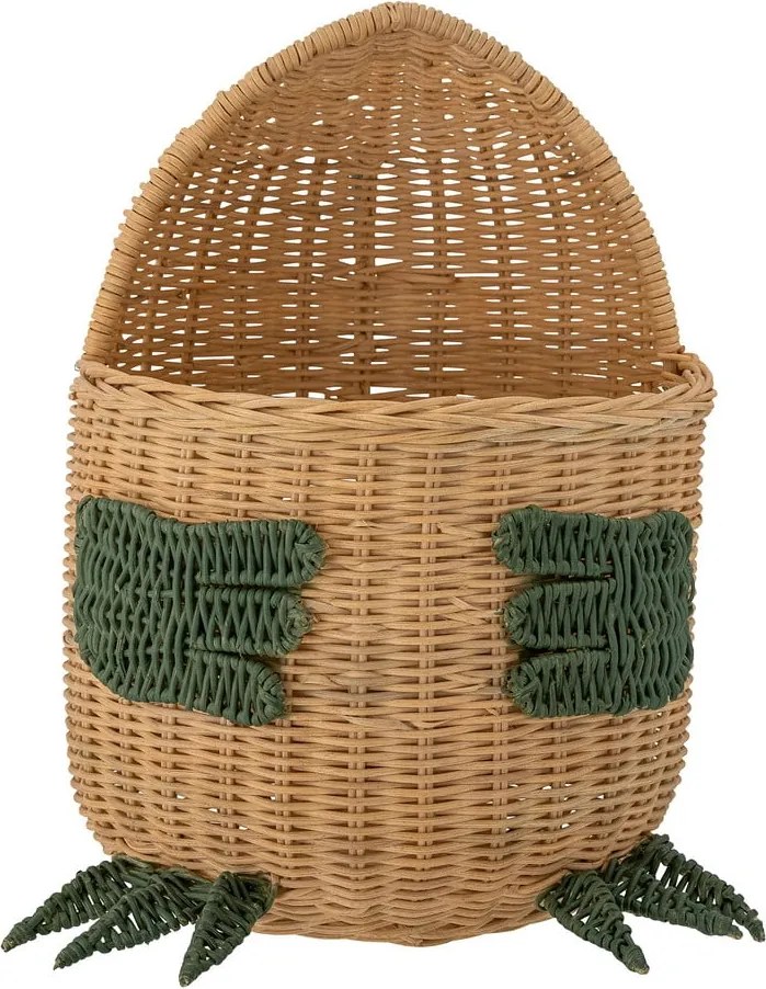 Ратанова детска кошница за играчки в естествен цвят 37x57x48 cm Eddi – Bloomingville Mini