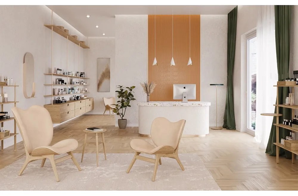 Бежова табуретка за крака A Conversation Piece - UMAGE