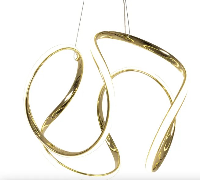 Елегантна модерна LED светлина за таван с дистанционно управление Черен