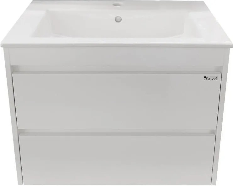 Шкаф за баня с умивалник, Ема, бял