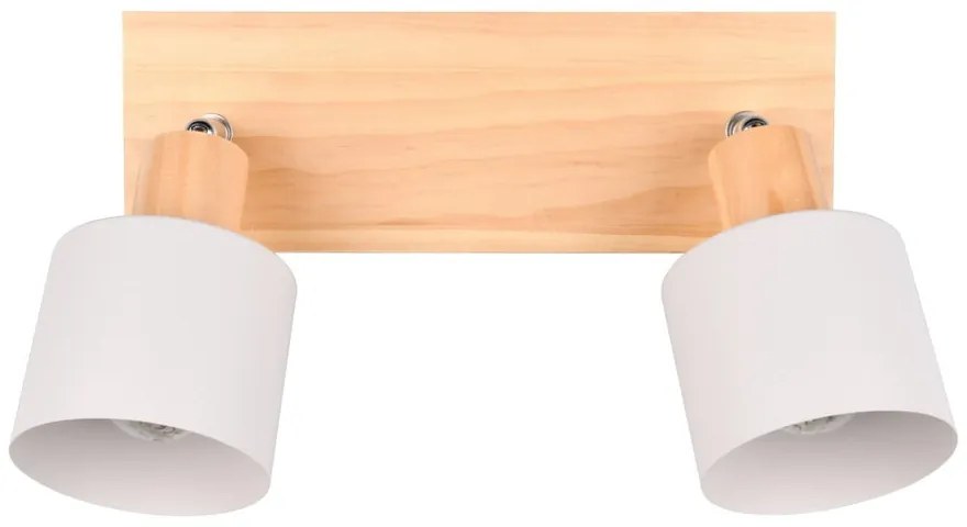 Прожектор в бял и естествен цвят ø 9 cm Shanti – Trio