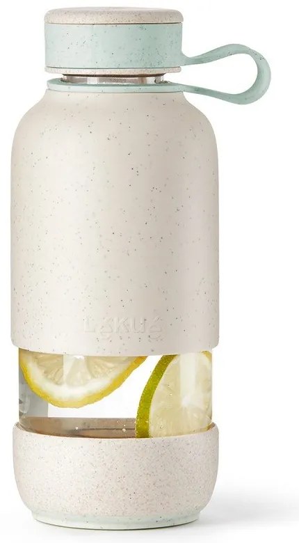 Кремава бутилка за пътуване стъклена бутилка 500 ml To Go Organic – Lékué