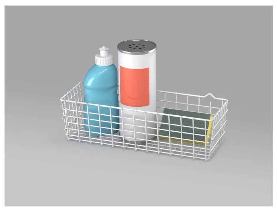 Бяла допълнителна кошница Pandino - Metaltex