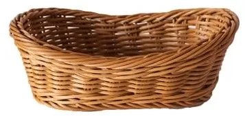 Панер водоустойчив PVC елипса кафяв 25х15хH8см (674004B-OT)