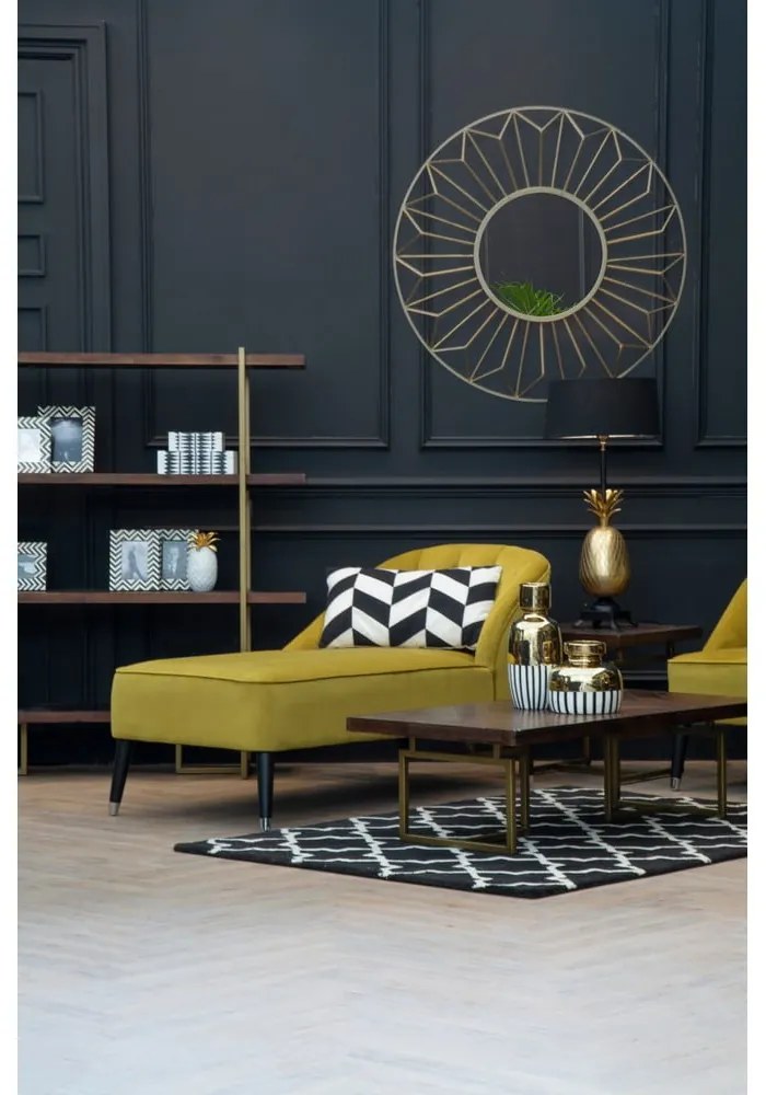 Кафява кръгла маса за кафе 60x120 cm Brando - Premier Housewares