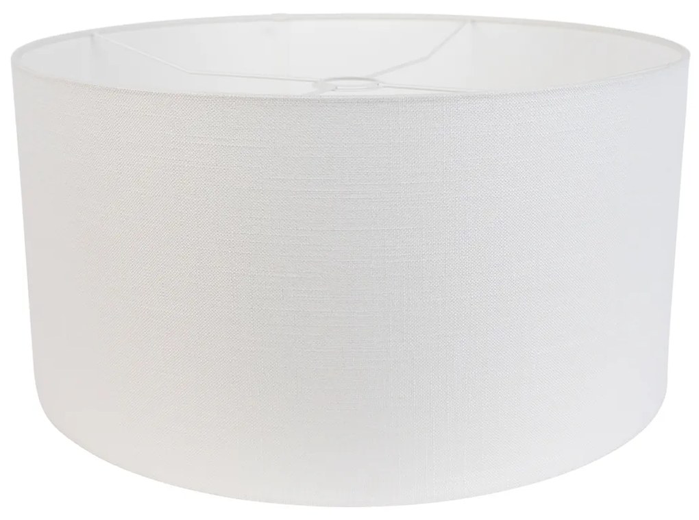 Текстилен абажур бял 50/50/25