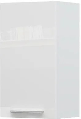 Висящ шкаф Raval V7-40-1K-White - White glossy