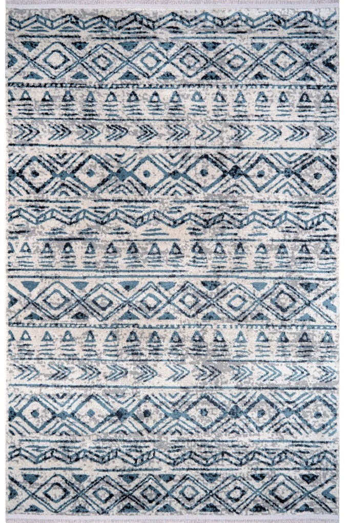 Килим за антре (75 x 150) Bohem 4004 Бял
Син
