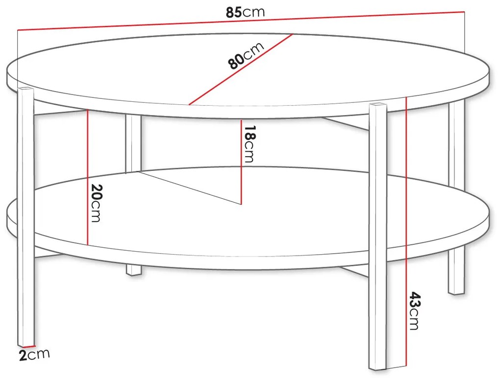 Масичка за кафе Sigma B II-Mauro-Aspro