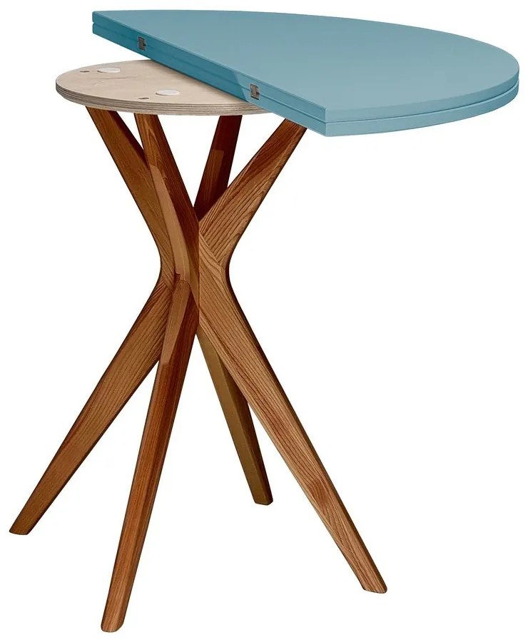 Кръгла сгъваема трапезна маса 45x90 cm Jubi – Ragaba