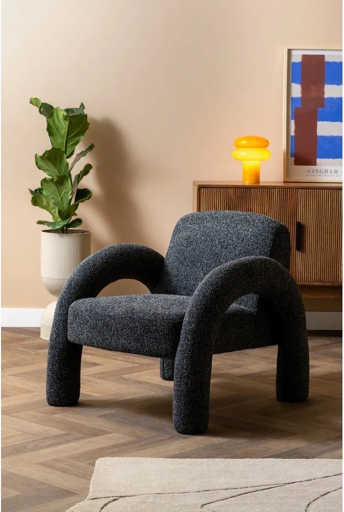 Стъклена настолна лампа в цвят жълта охра (височина 24 cm) Incesante – Leitmotiv