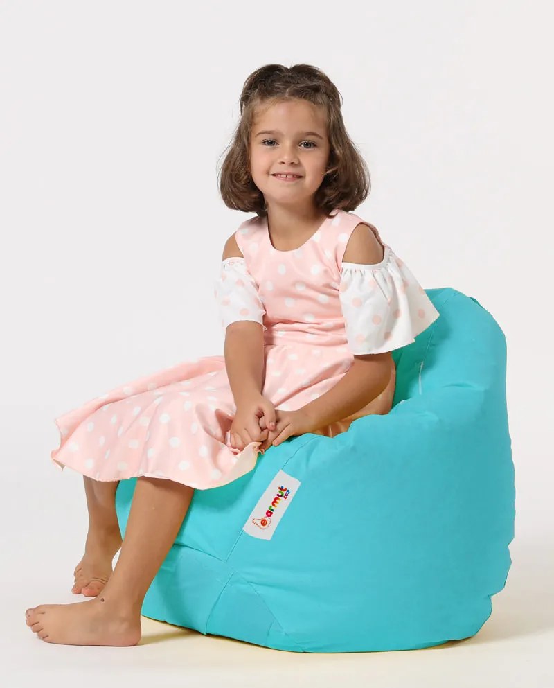 Градински пуф Premium Kids, цвят Тюркоаз