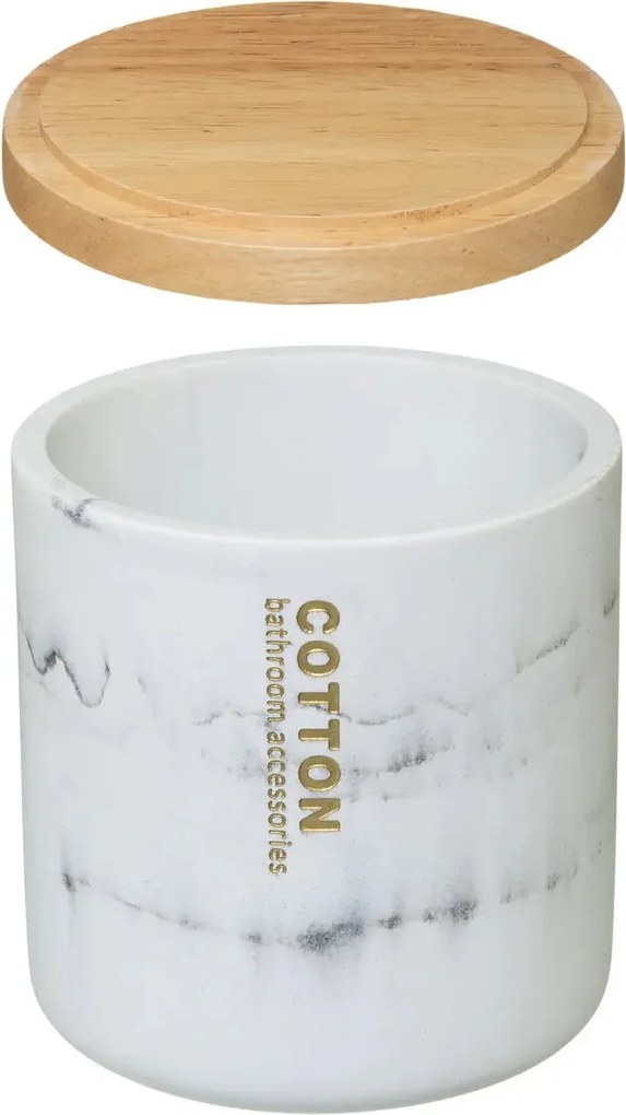 Контейнер за памук 5five Lеa - Черен