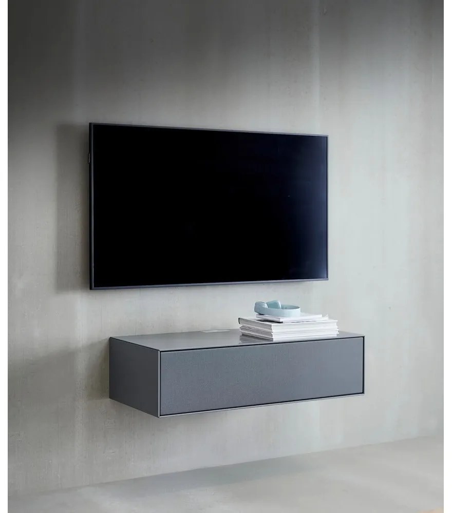 Сива телевизионна маса 91x24 cm Edge by Hammel - Hammel Furniture
