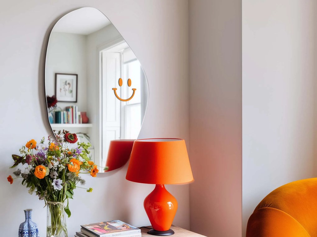 Стикер за огледало S18 – Усмивка 89x70