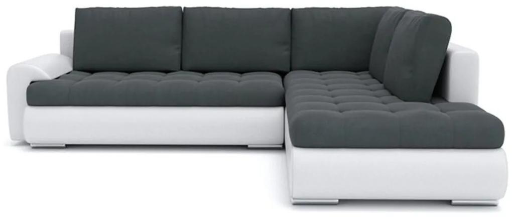 Ъглов разтегателен диван TONIO V, 230x75x200, jasmine 96/soft 17, дясно