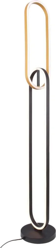 Zuma Line F241145502 - LED подова лампа RAVON 2xLED/36W/230V черна/златна