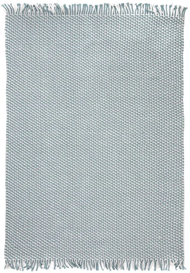 Килим Anisotropic-Бял-Син-60 x 90 см.
