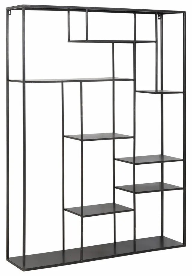 Черен двуетажен метален рафт Talara - Light &amp; Living