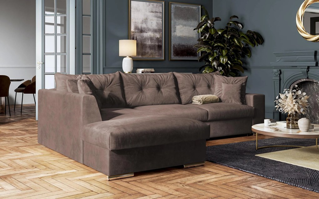 Разтегателен ъглов диван Рим