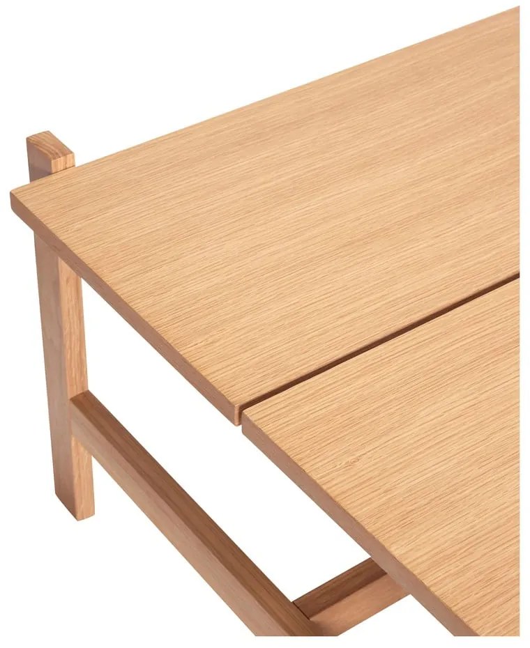 Масичка за кафе с дъбов плот в естествен цвят 80x80 cm Dash – Hübsch