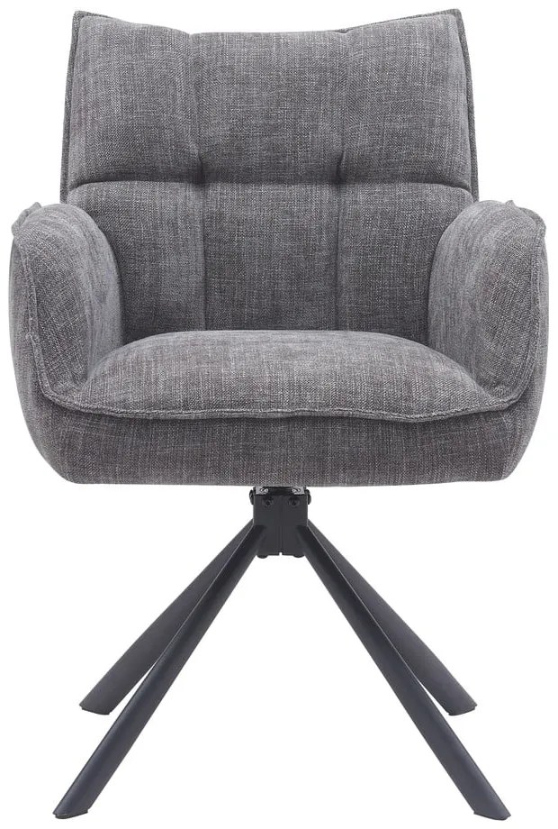 Сиви тапицирани трапезни столове в комплект 2 бр. Marilla – Unique Furniture