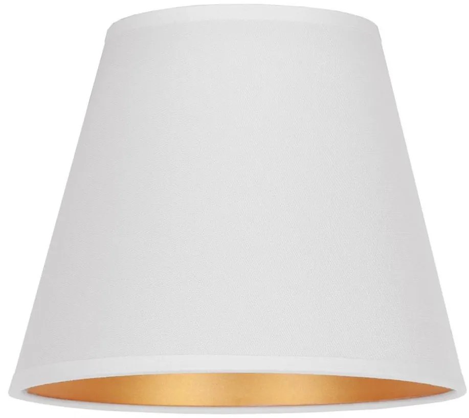 Duolla - Абажур за настолна лампа SOFIA XS E14 пр. 18,5 см бял