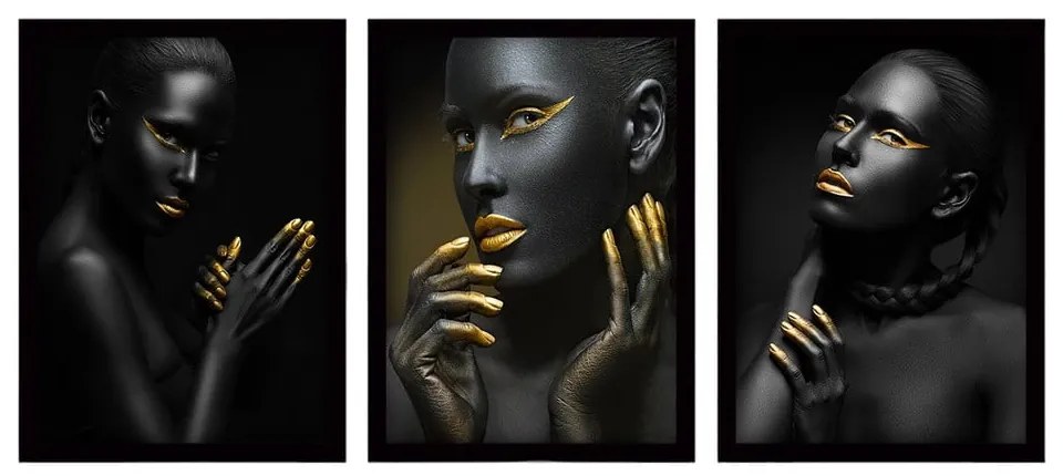 Картини в комплект от 3 бр. 35x45 cm - Wallity