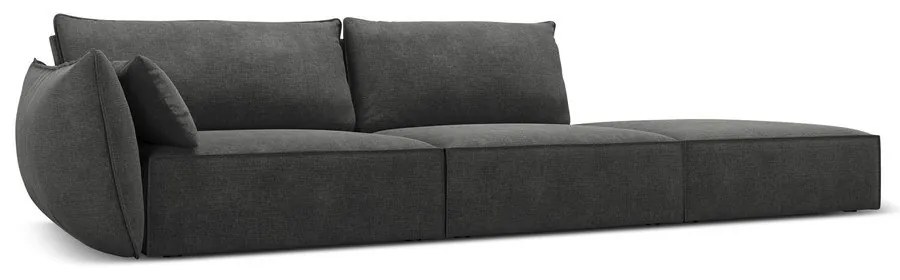 Сив шезлонг (ляв ъгъл) Vanda – Mazzini Sofas