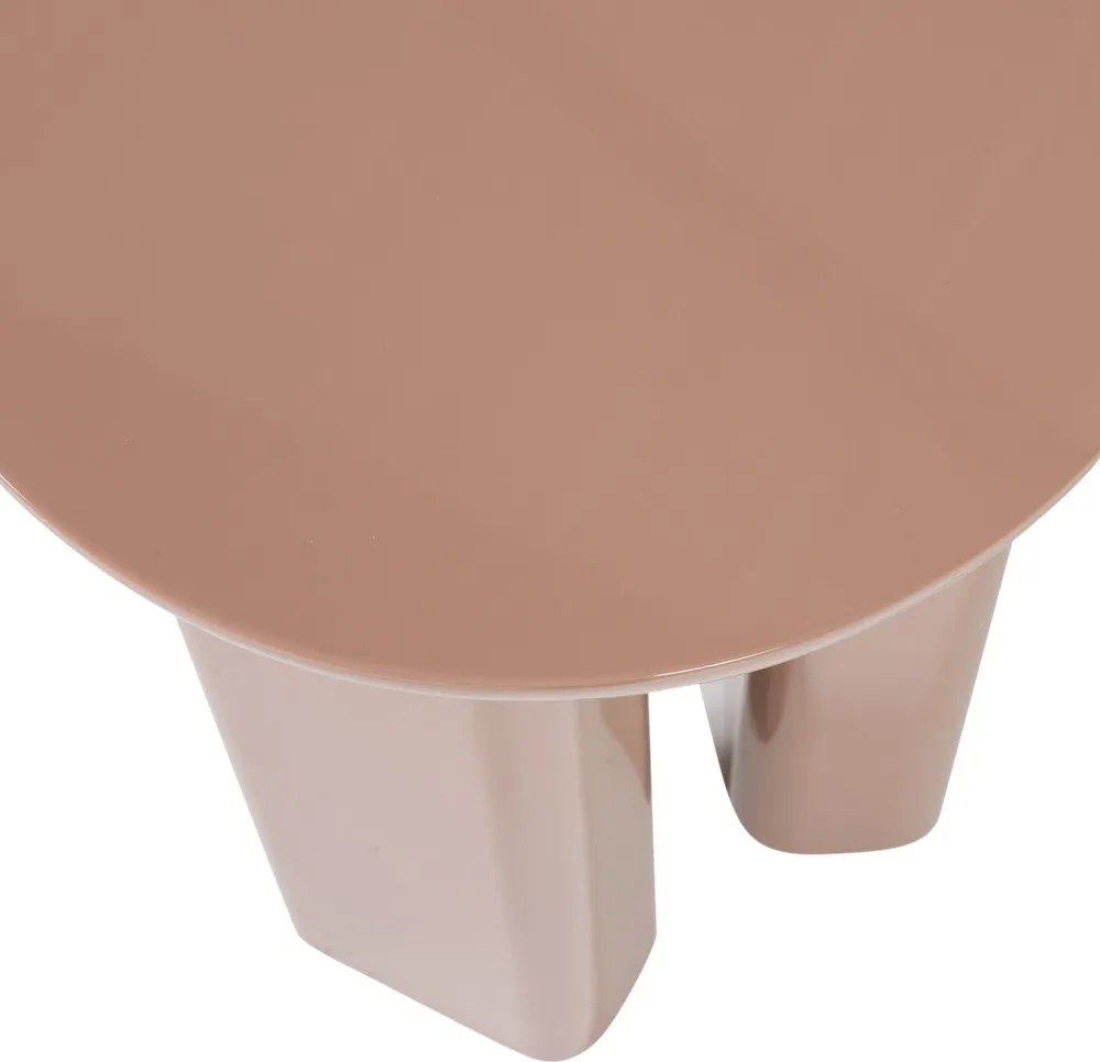 Гланцова кръгла странична масичка ø 40 cm Orivo – WOOOD