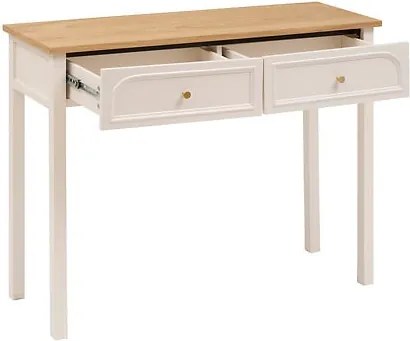 Конзолна маса с чекмеджета atmosphera Mohea, 100 cm, Слонова Кост