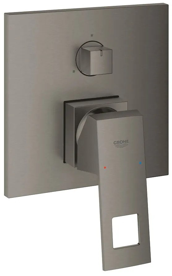 Външни части на смесител за баня за вграждане Grohe Eurocube-Anthracite Mat