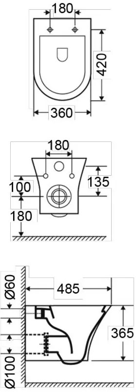 Висящ леген Aida