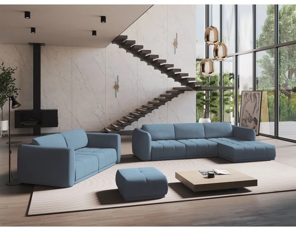 Светлосин диван 210 cm Hoku – Makamii