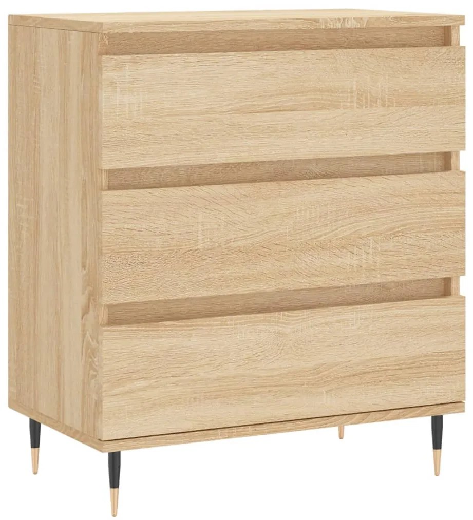827175 vidaXL Сайдборд, дъб сонома, 60x35x70 см, инженерно дърво
