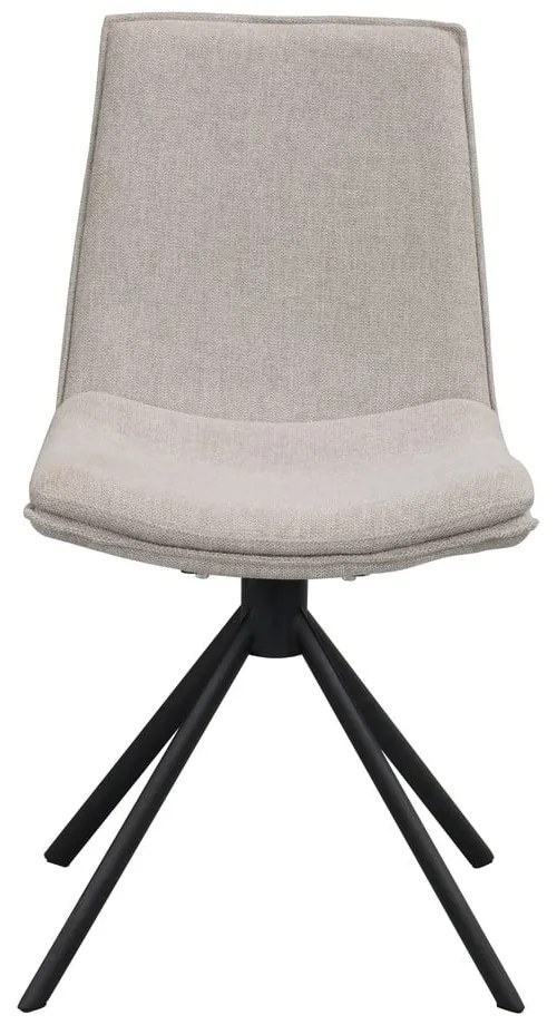 Бежови въртящи се трапезни столове в комплект от 2 броя Lowell - Rowico